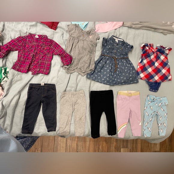 Girls Outfits size 12 months Burt’s Bees & Carter’s - Picture 1 of 7